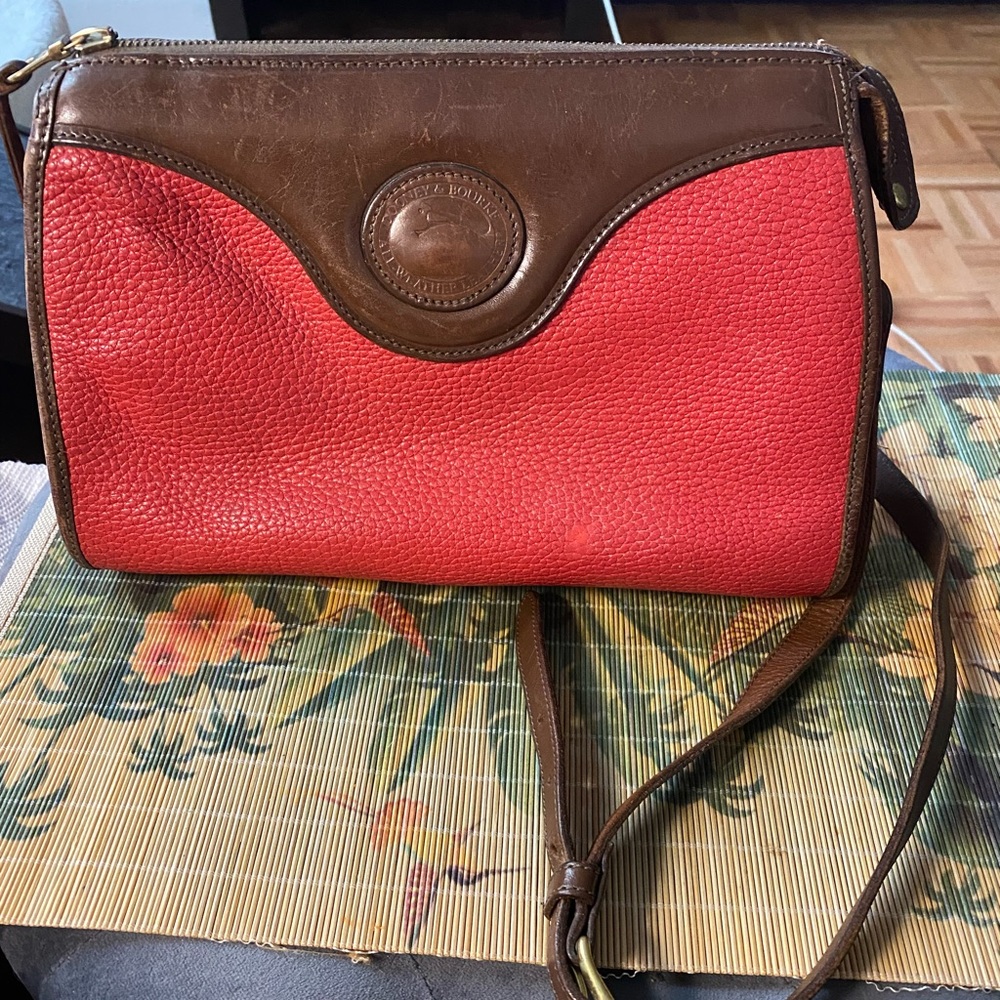 Dooney and Bourke Red Leather Bag